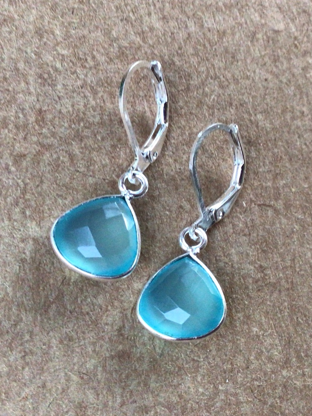 Sterling Silver Chalcedony Sundance Charm Earrings sale